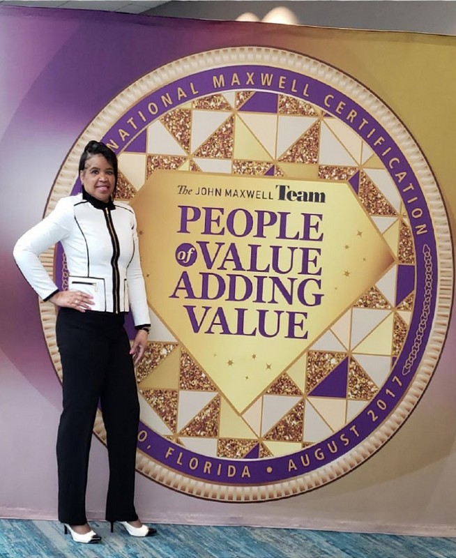Debora A Borges at people of value event